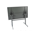 Mesa plegable rectangular de metal de 117 * 70 cm